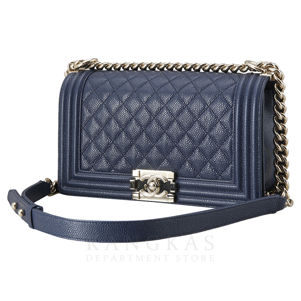 CHANEL(USED)샤넬 캐비어 보이샤넬 미듐 플랩백