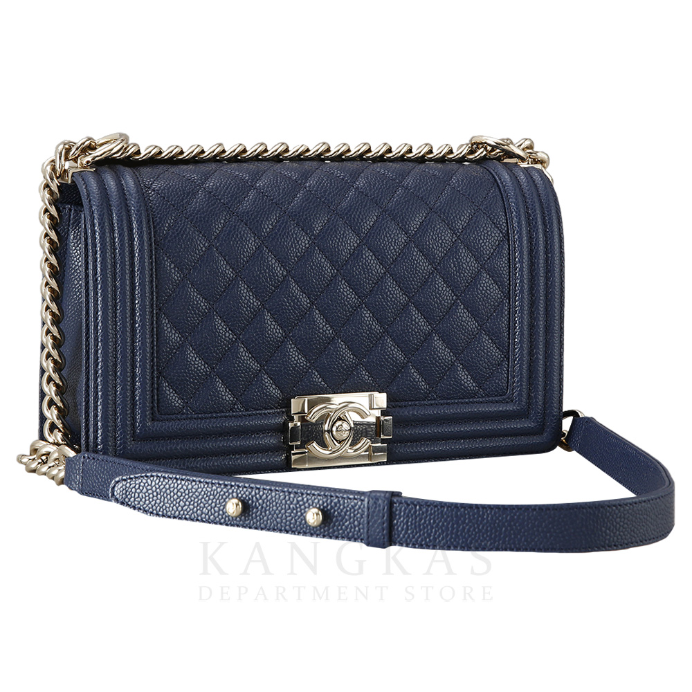 CHANEL(USED)샤넬 캐비어 보이샤넬 미듐 플랩백