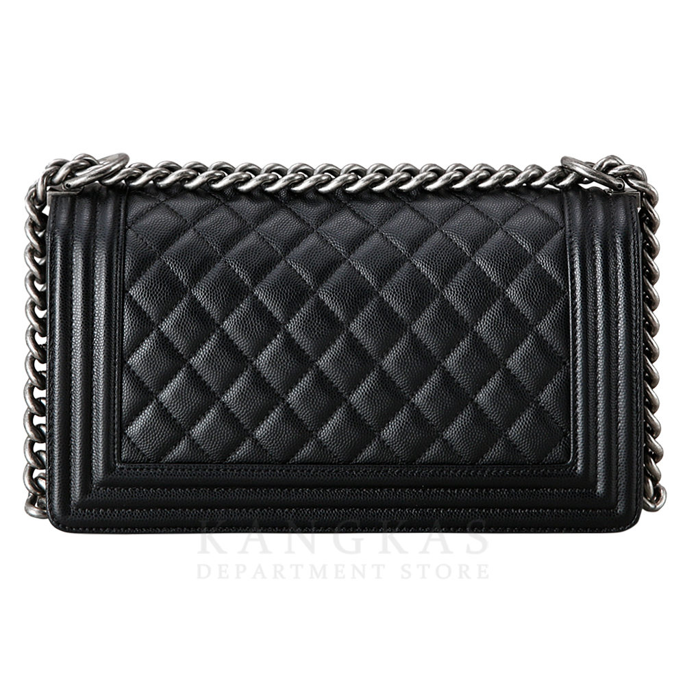 CHANEL(USED)샤넬 캐비어 보이샤넬 미듐