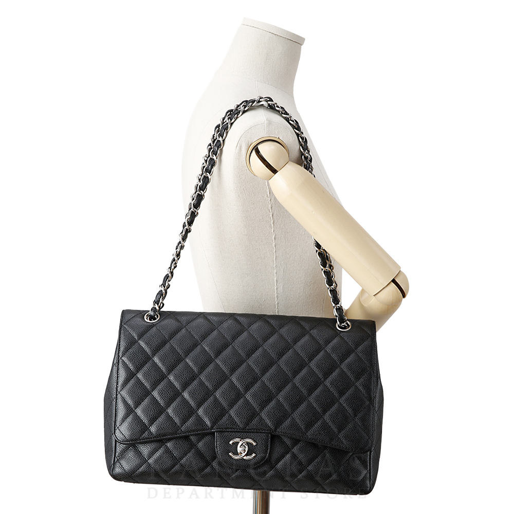 CHANEL(USED)샤넬 캐비어 클래식 맥시 플랩백