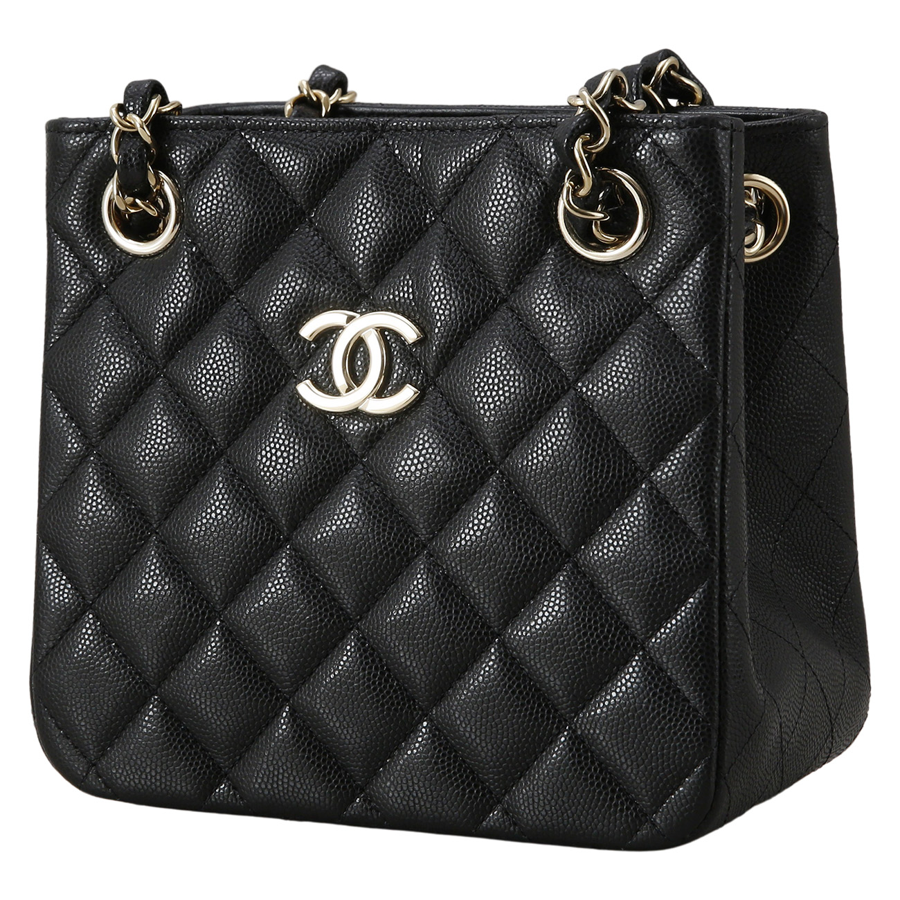 CHANEL(USED)샤넬 AS3176 캐비어 클래식 미니 버킷백