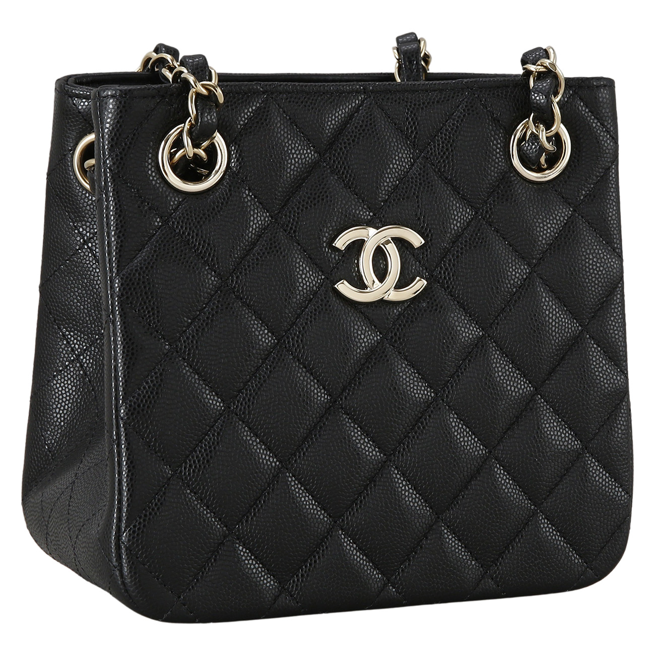 CHANEL(USED)샤넬 AS3176 캐비어 클래식 미니 버킷백