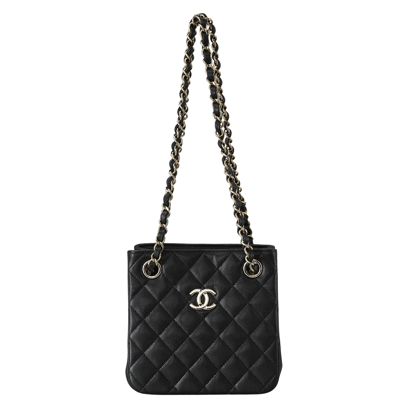 CHANEL(USED)샤넬 AS3176 캐비어 클래식 미니 버킷백