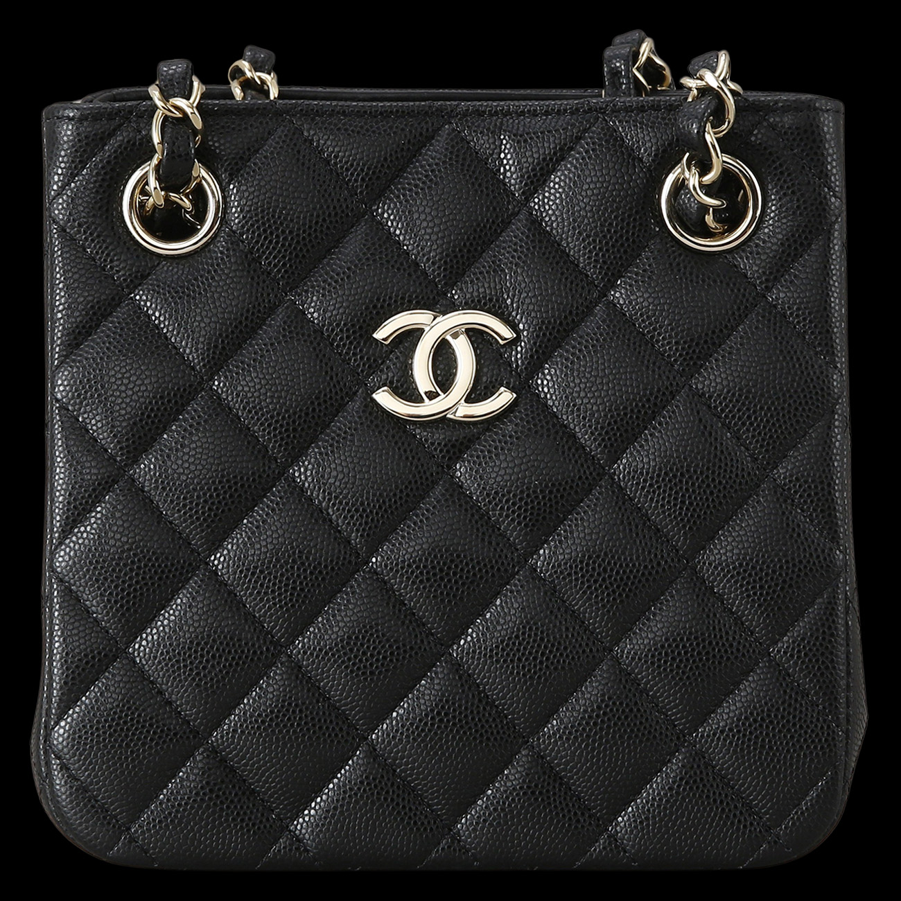 CHANEL(USED)샤넬 AS3176 캐비어 클래식 미니 버킷백