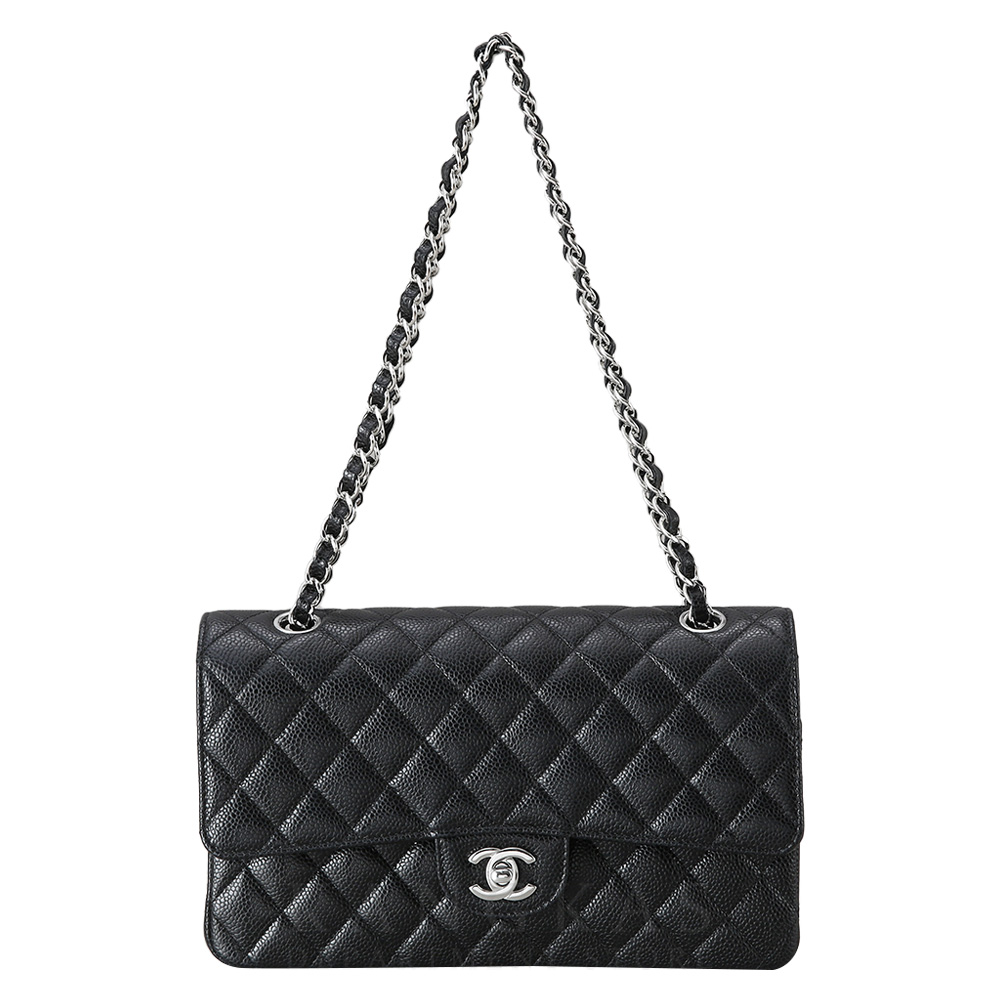 CHANEL(USED)샤넬 캐비어 클래식 미듐 플랩백