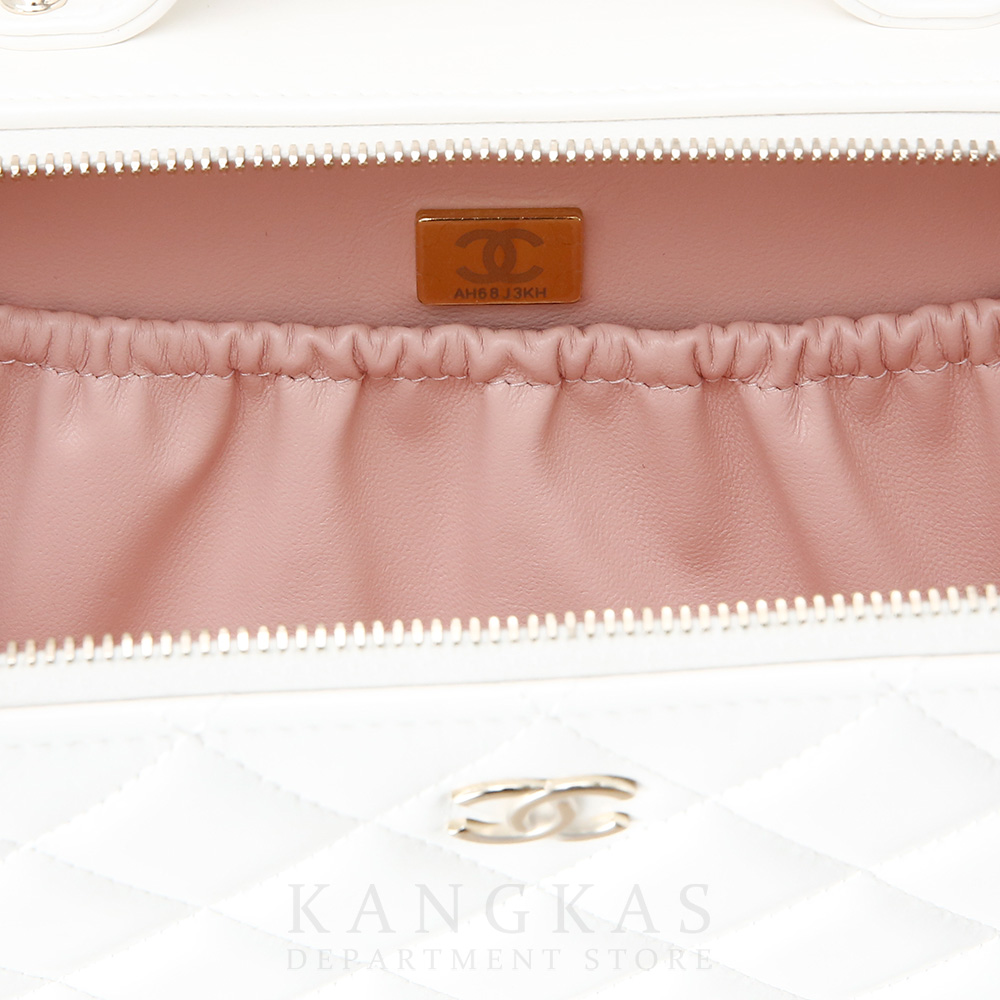 CHANEL(USED)샤넬 시즌 탑핸들 코스메틱 크로스백