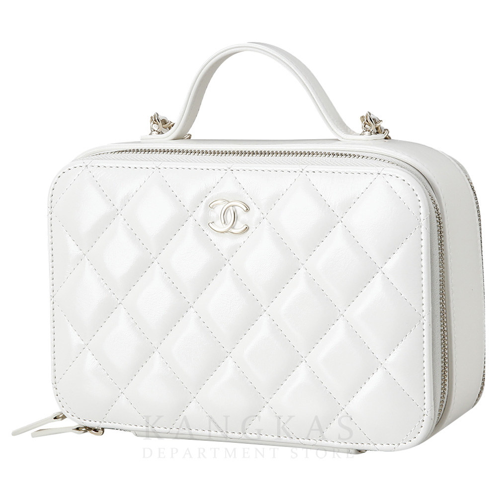 CHANEL(USED)샤넬 시즌 탑핸들 코스메틱 크로스백