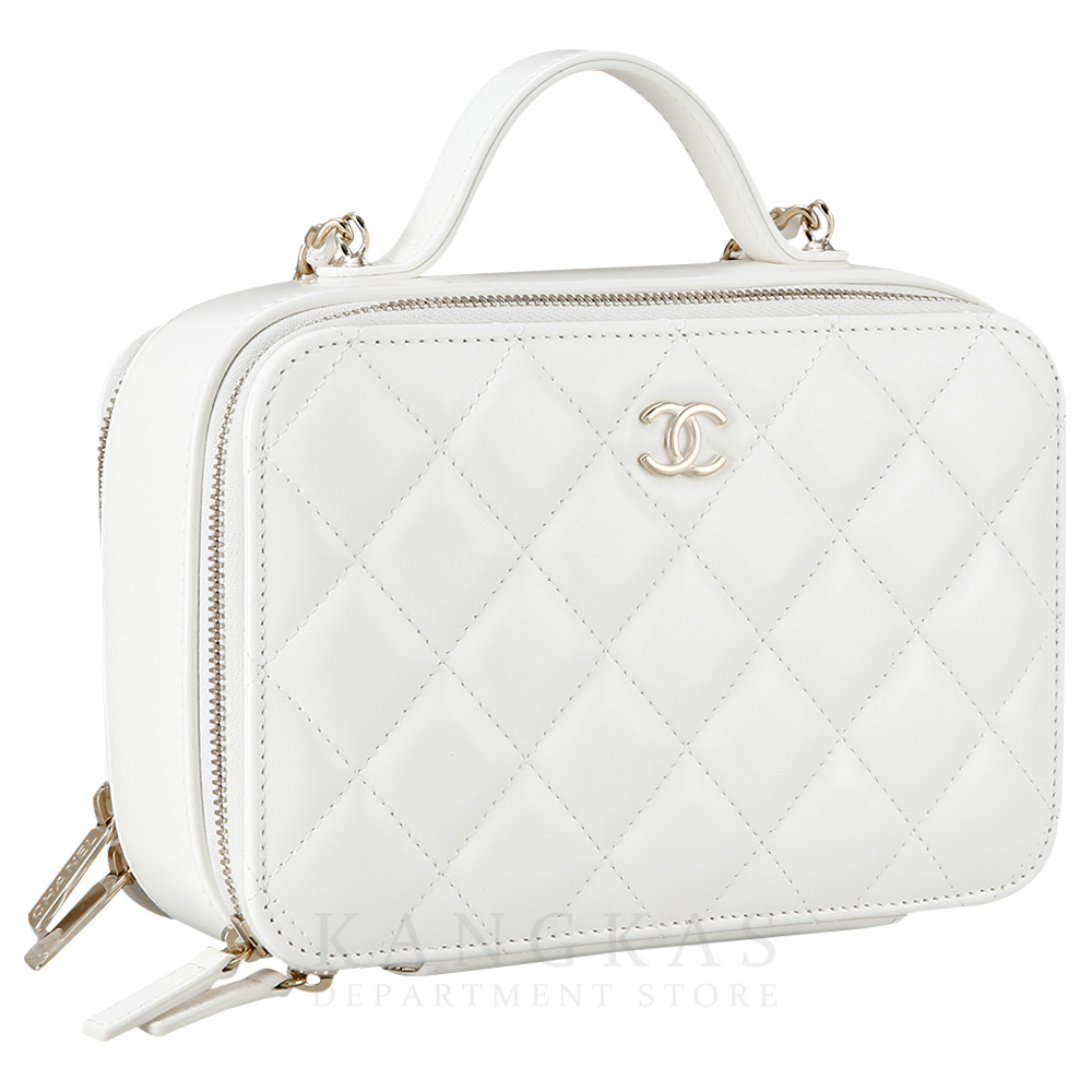 CHANEL(USED)샤넬 시즌 탑핸들 코스메틱 크로스백