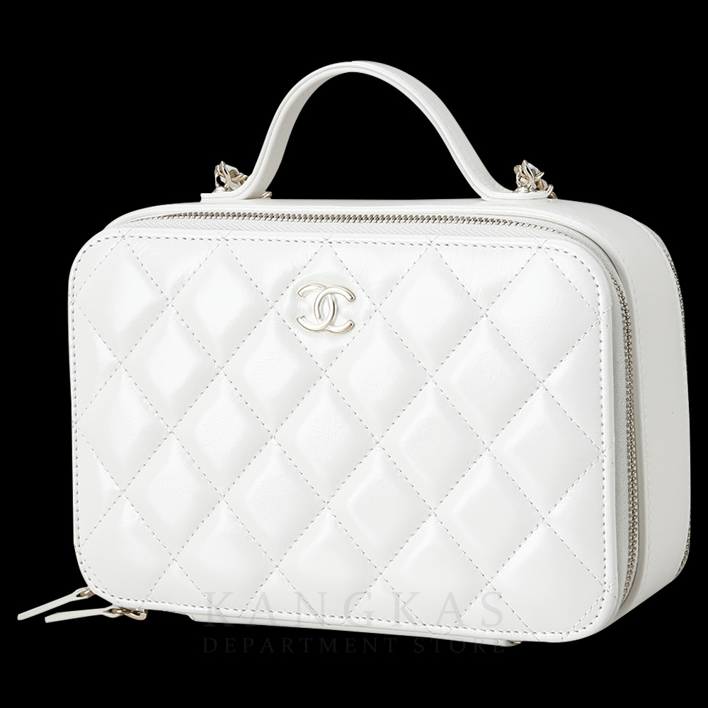 CHANEL(USED)샤넬 시즌 탑핸들 코스메틱 크로스백