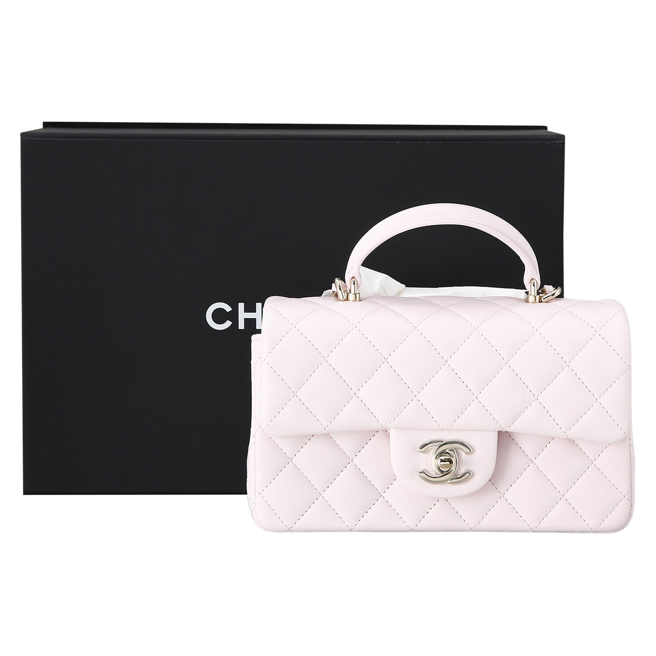 CHANEL(USED)샤넬 클래식 뉴미니 탑핸들