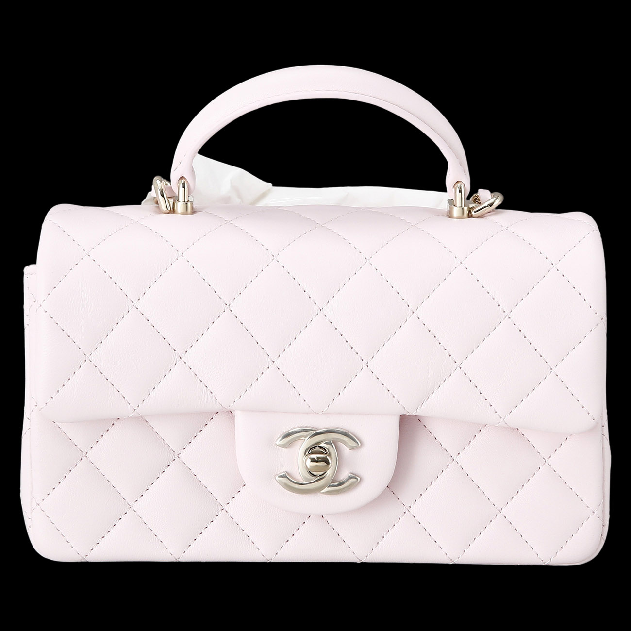 CHANEL(USED)샤넬 클래식 뉴미니 탑핸들