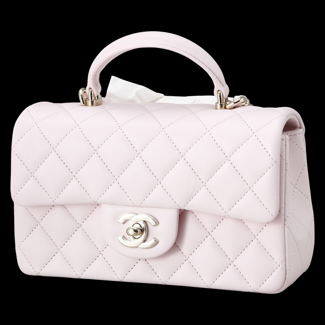 CHANEL(USED)샤넬 클래식 뉴미니 탑핸들
