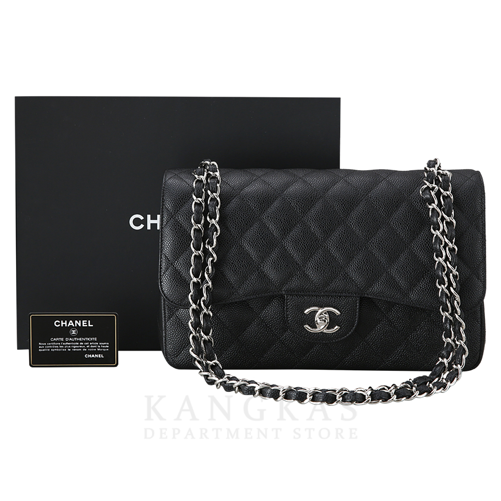 CHANEL(USED)샤넬 클래식 캐비어 점보