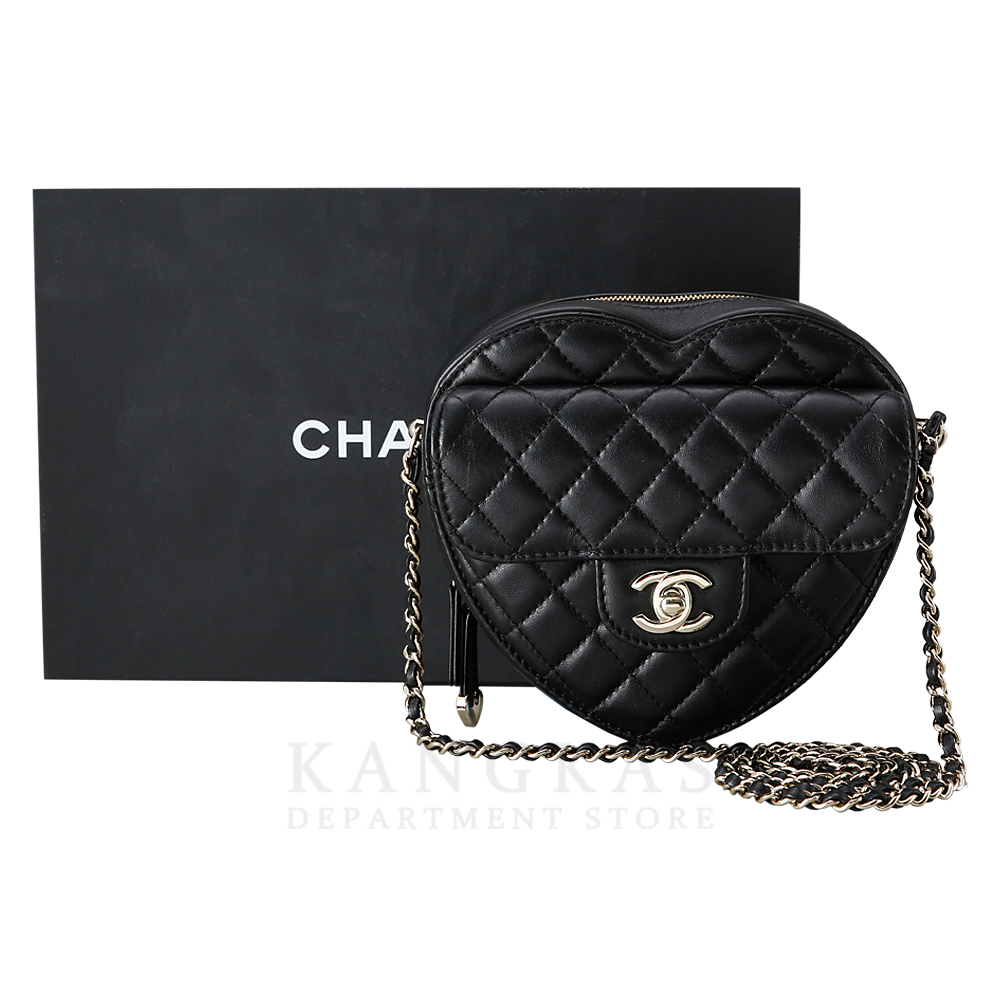 CHANEL(USED)샤넬 시즌 하트 크로스백