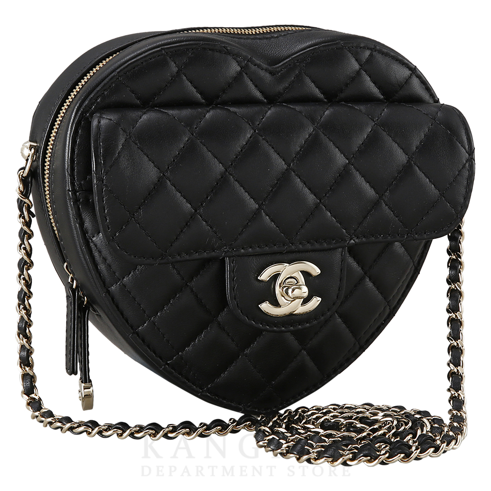 CHANEL(USED)샤넬 시즌 하트 크로스백