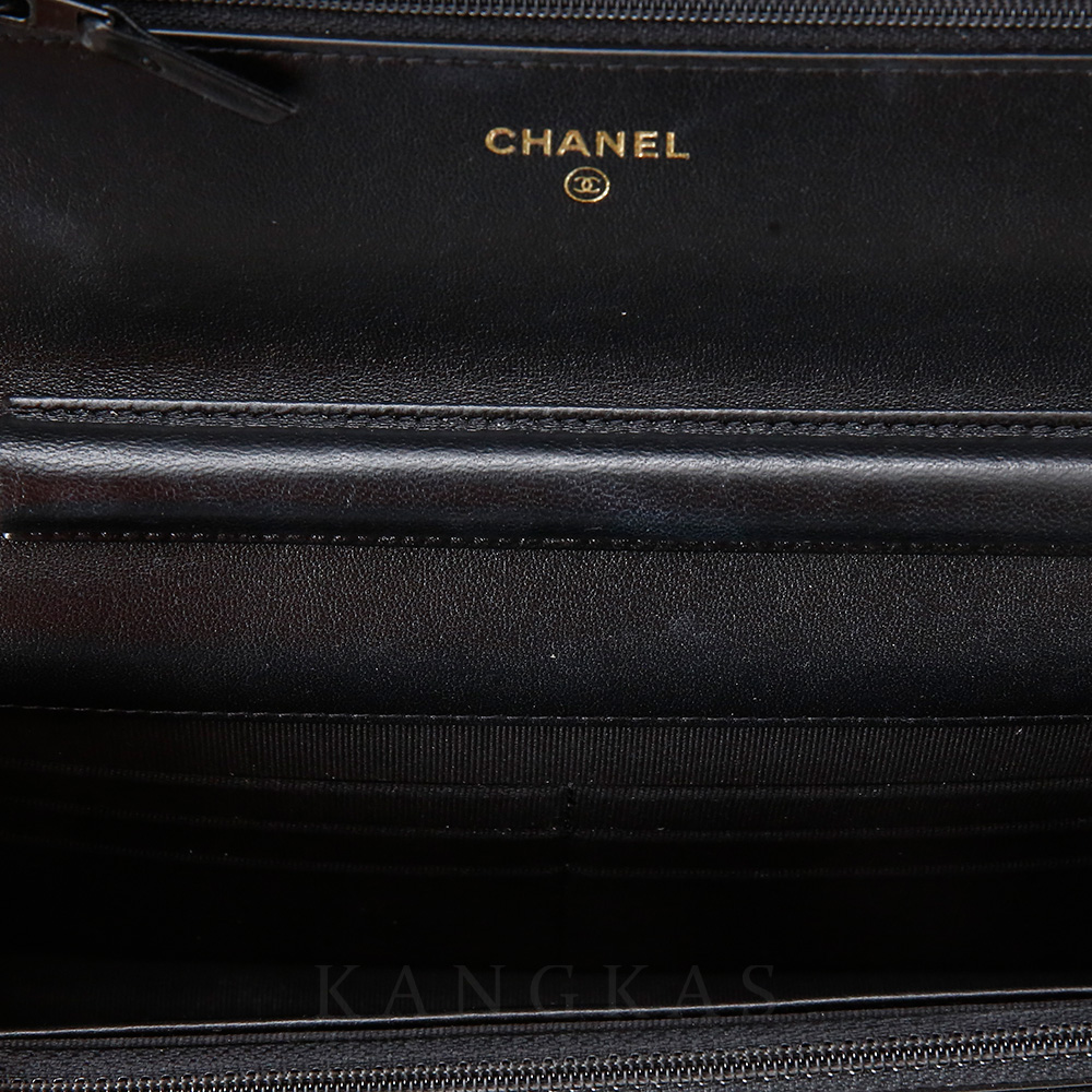 CHANEL(USED)샤넬 시즌 레더 WOC