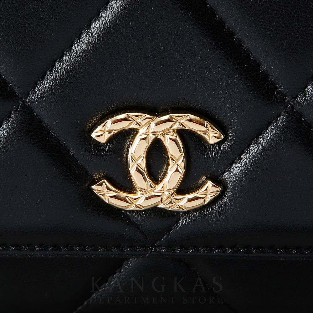 CHANEL(USED)샤넬 시즌 레더 WOC