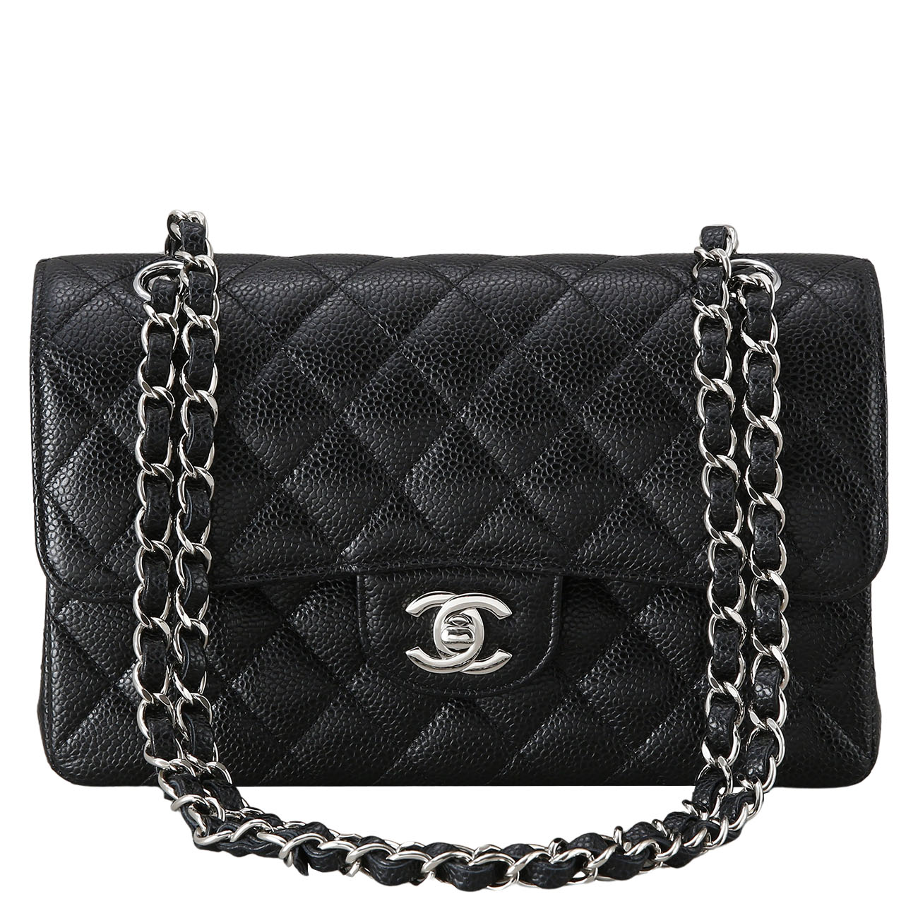 CHANEL(USED)샤넬 캐비어 클래식 스몰 플랩백