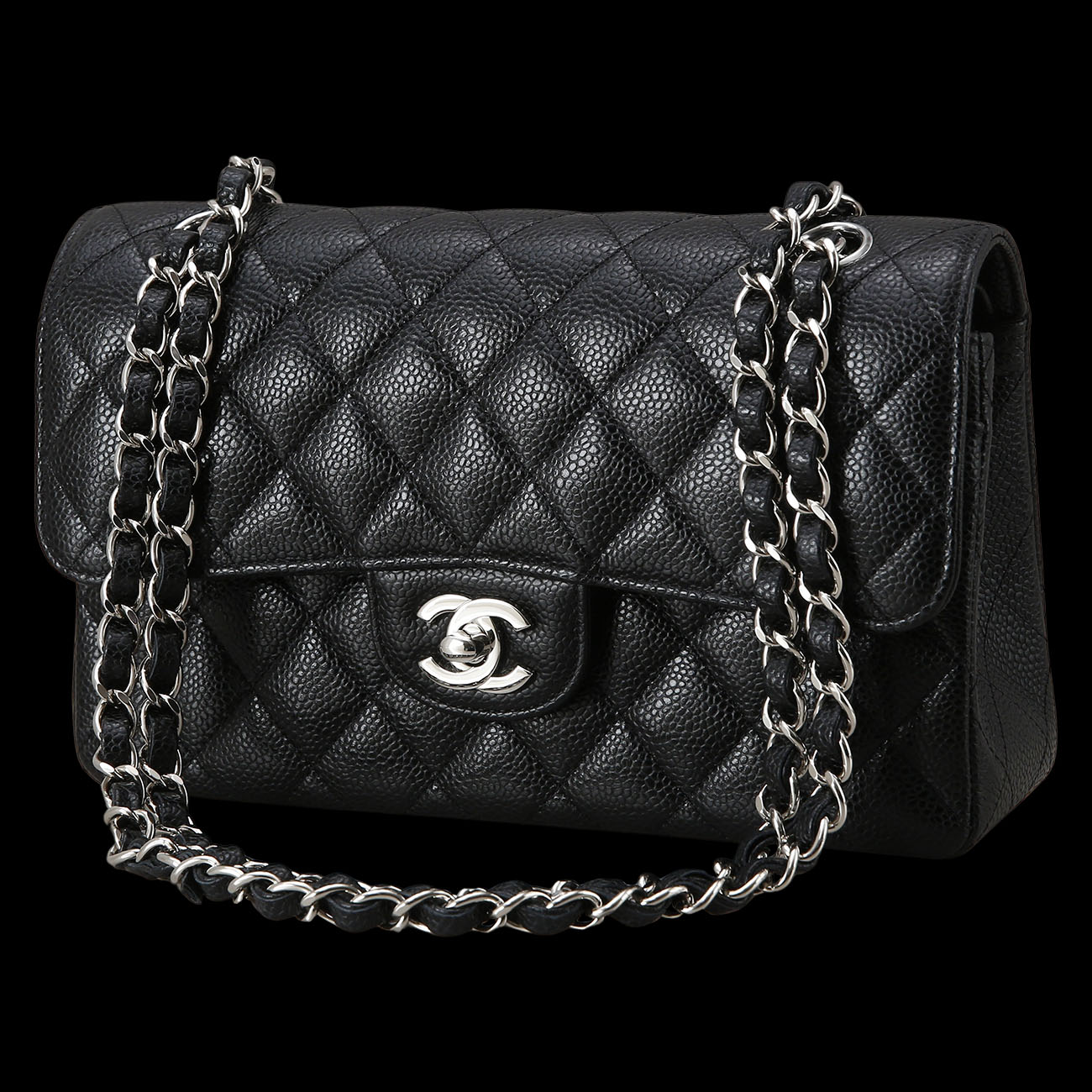 CHANEL(USED)샤넬 캐비어 클래식 스몰 플랩백