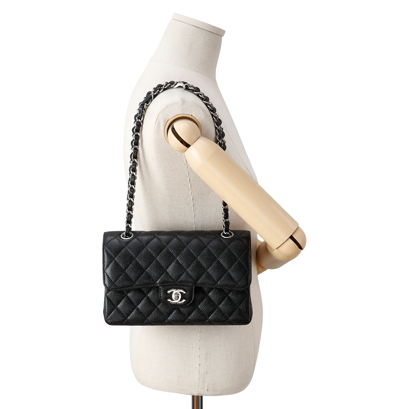 CHANEL(USED)샤넬 캐비어 클래식 스몰 플랩백