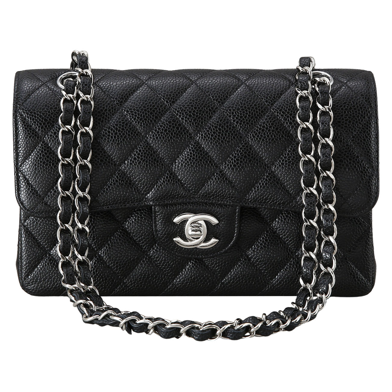 CHANEL(USED)샤넬 캐비어 클래식 스몰 플랩백