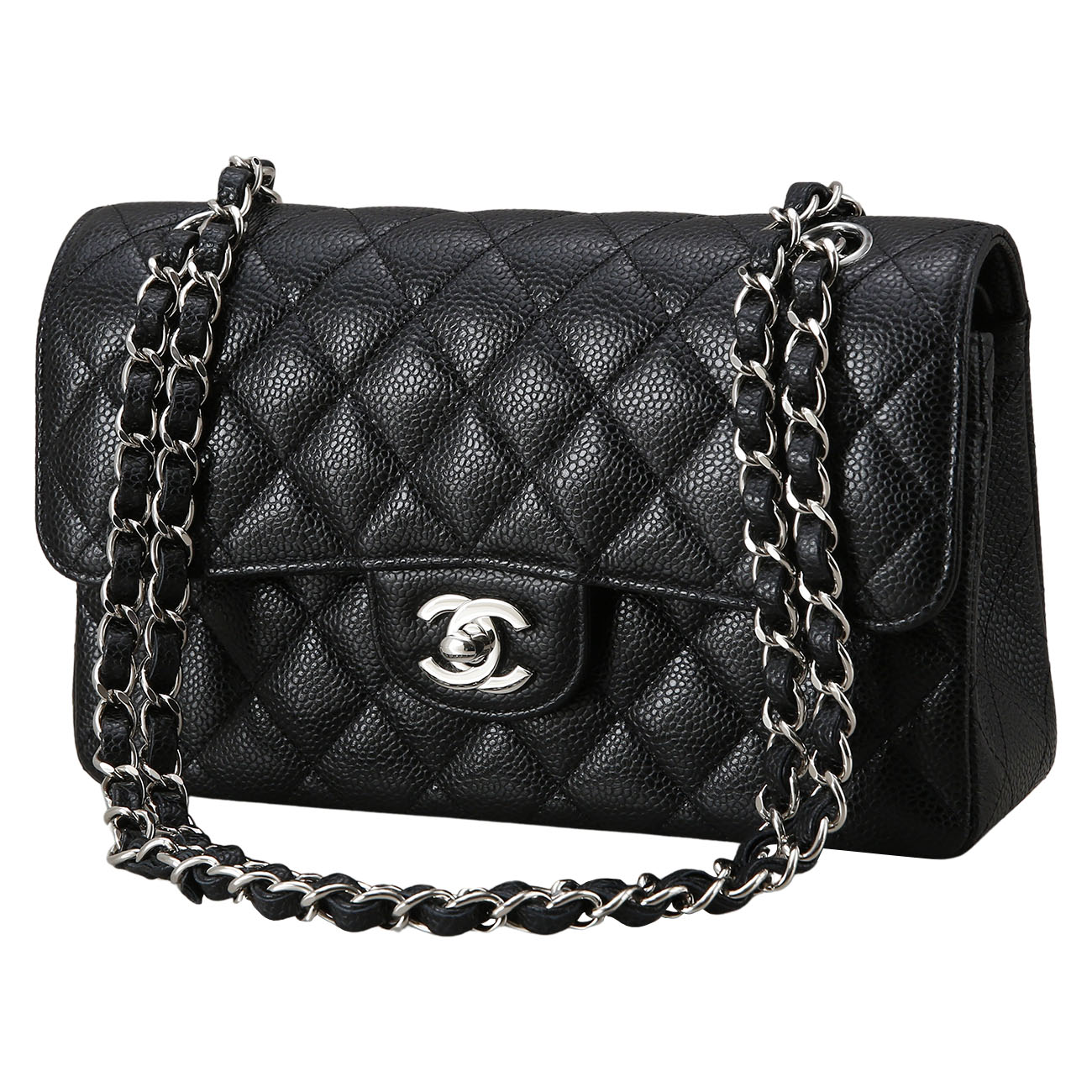 CHANEL(USED)샤넬 캐비어 클래식 스몰 플랩백