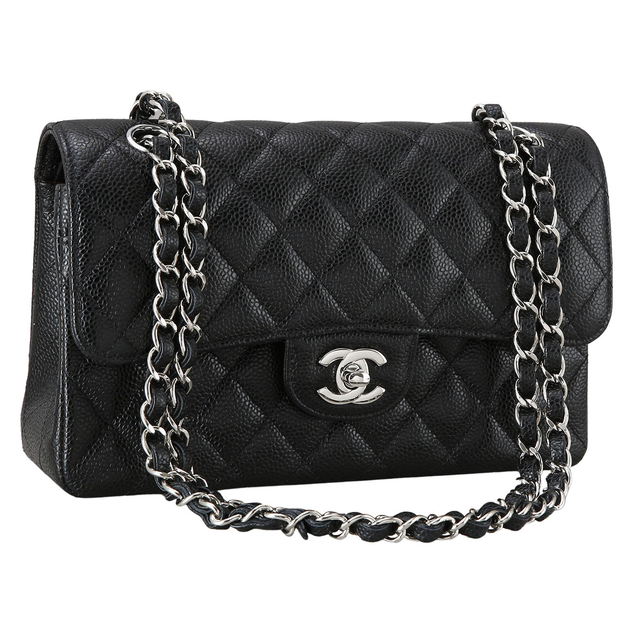 CHANEL(USED)샤넬 캐비어 클래식 스몰 플랩백