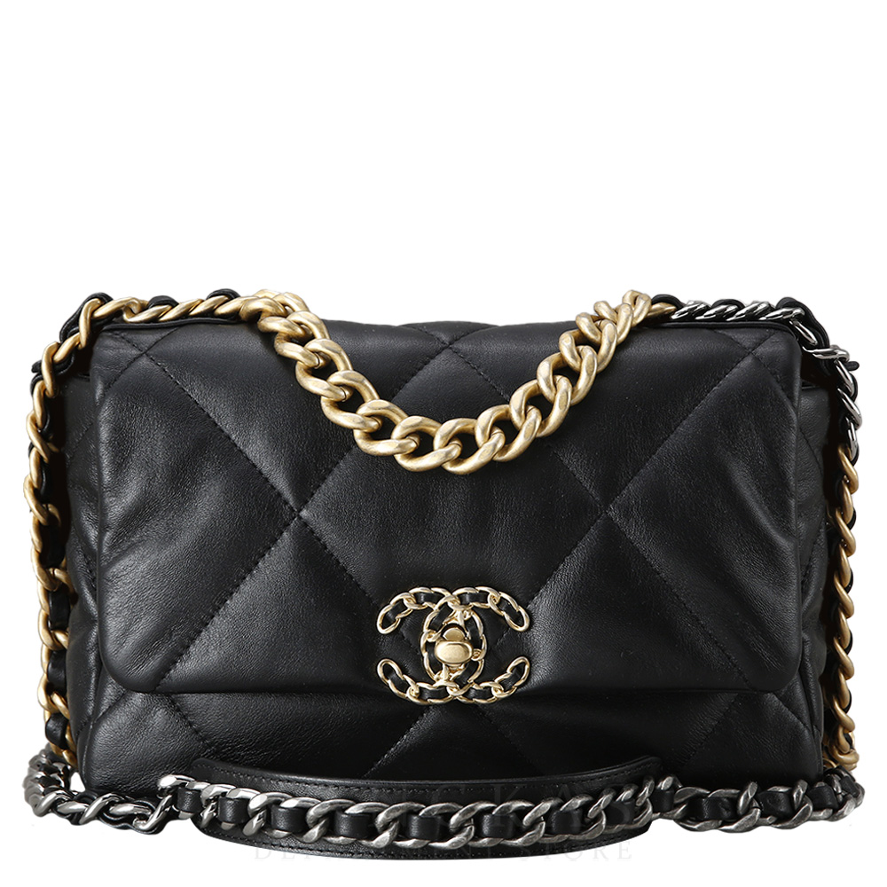 CHANEL(USED)샤넬 AS1160 19 램스킨 플랩백