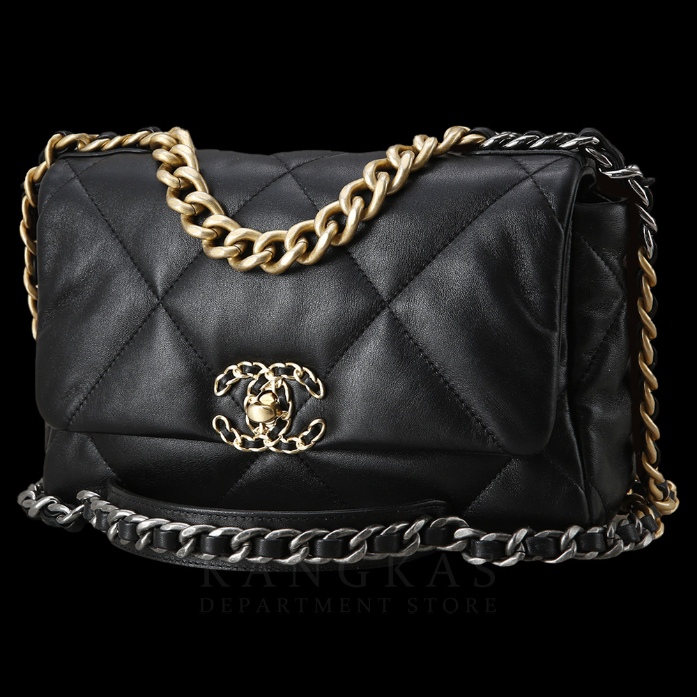 CHANEL(USED)샤넬 AS1160 19 램스킨 플랩백
