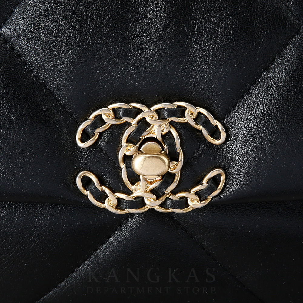 CHANEL(USED)샤넬 AS1160 19 램스킨 플랩백