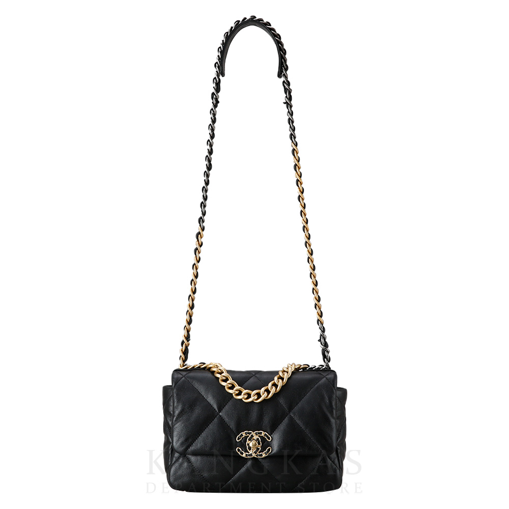 CHANEL(USED)샤넬 AS1160 19 램스킨 플랩백