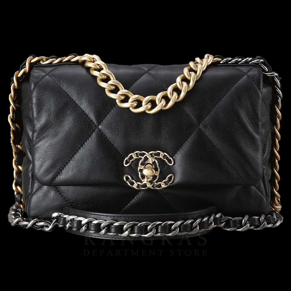 CHANEL(USED)샤넬 AS1160 19 램스킨 플랩백