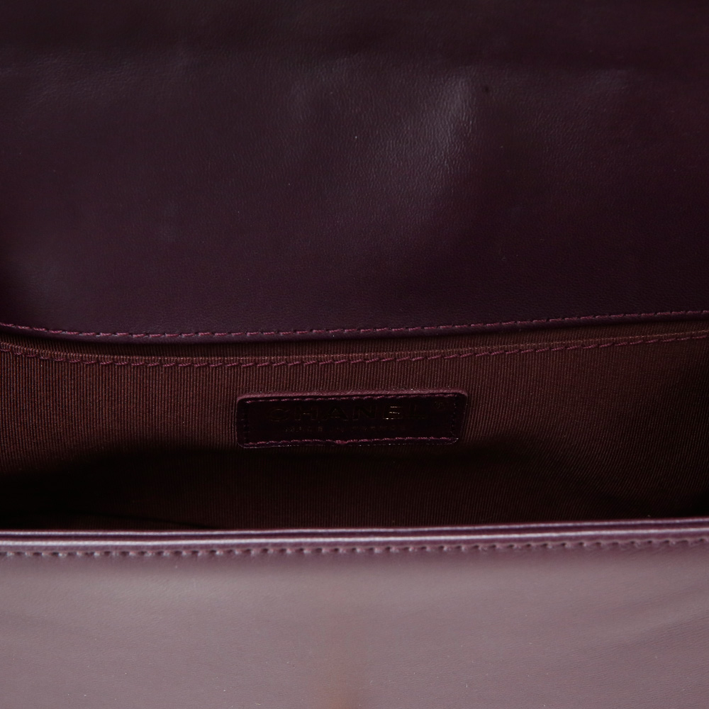CHANEL(USED)샤넬 램스킨 보이샤넬 미듐 플랩백