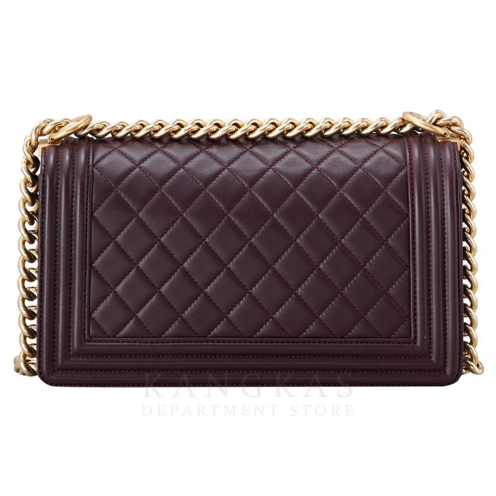 CHANEL(USED)샤넬 램스킨 보이샤넬 미듐 플랩백