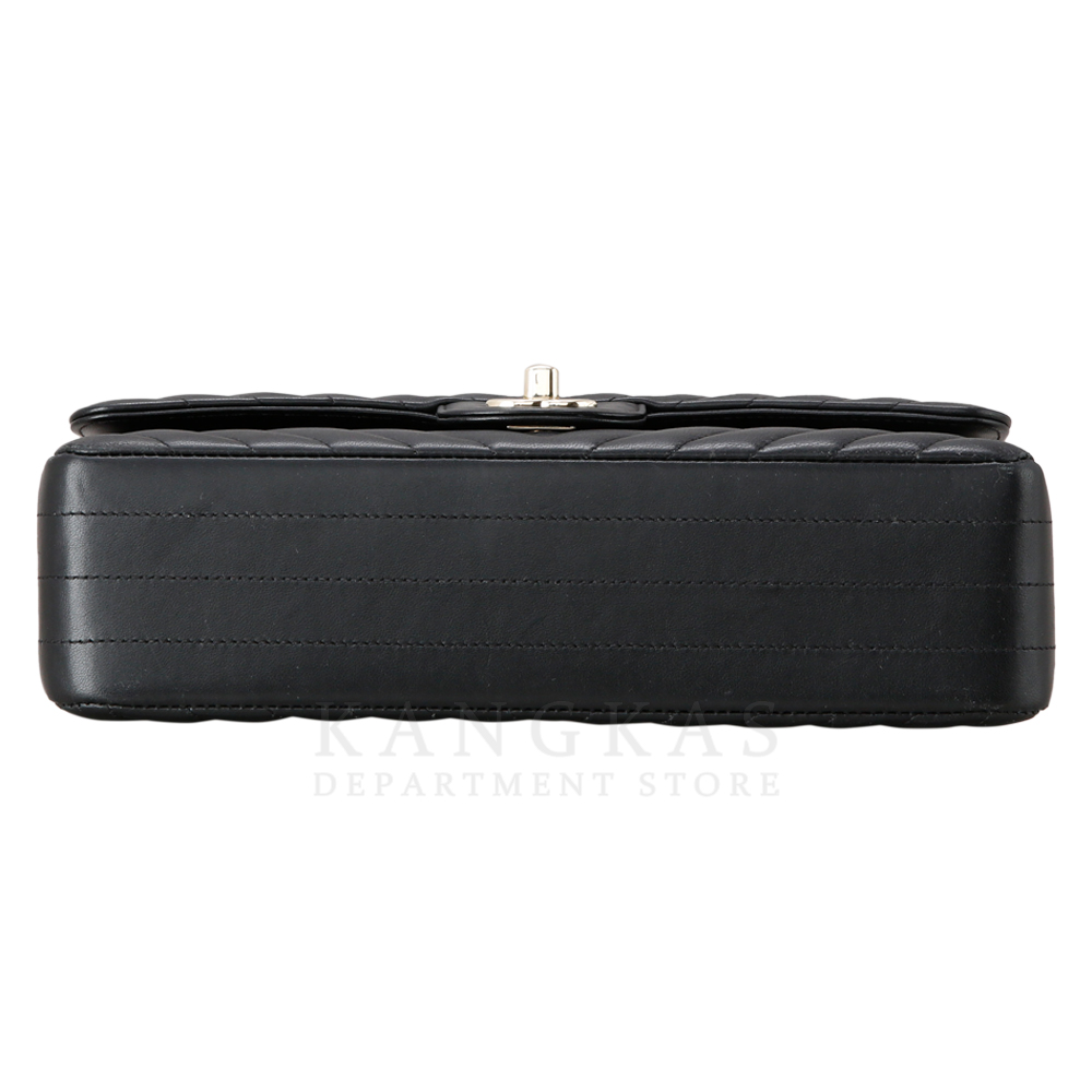CHANEL(USED)샤넬 클래식 램스킨 쉐브론 미듐