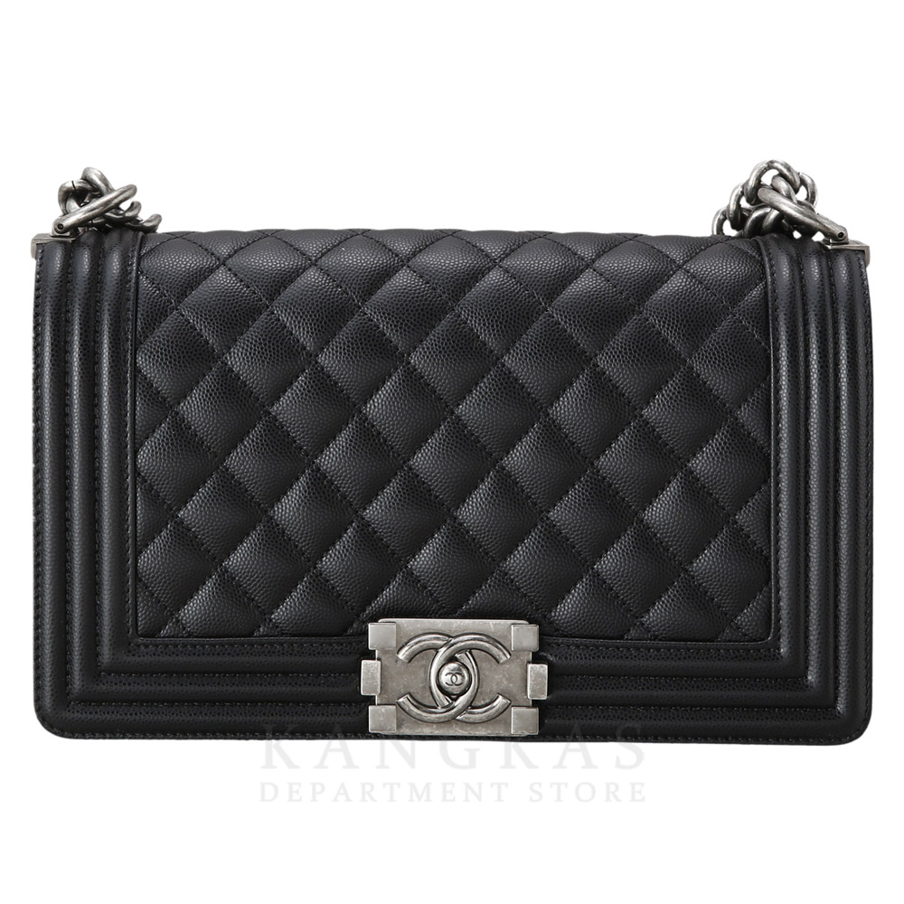CHANEL(USED)샤넬 캐비어 보이샤넬 미듐 플랩백