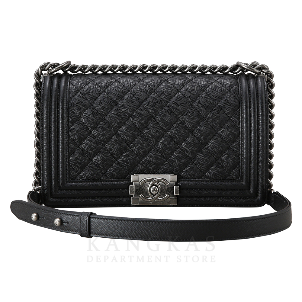 CHANEL(USED)샤넬 보이샤넬 캐비어 미듐