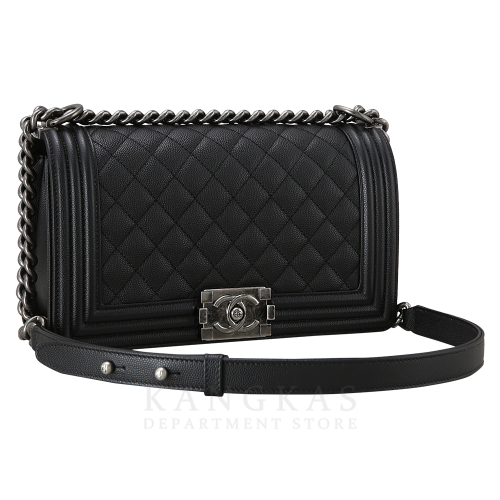 CHANEL(USED)샤넬 보이샤넬 캐비어 미듐