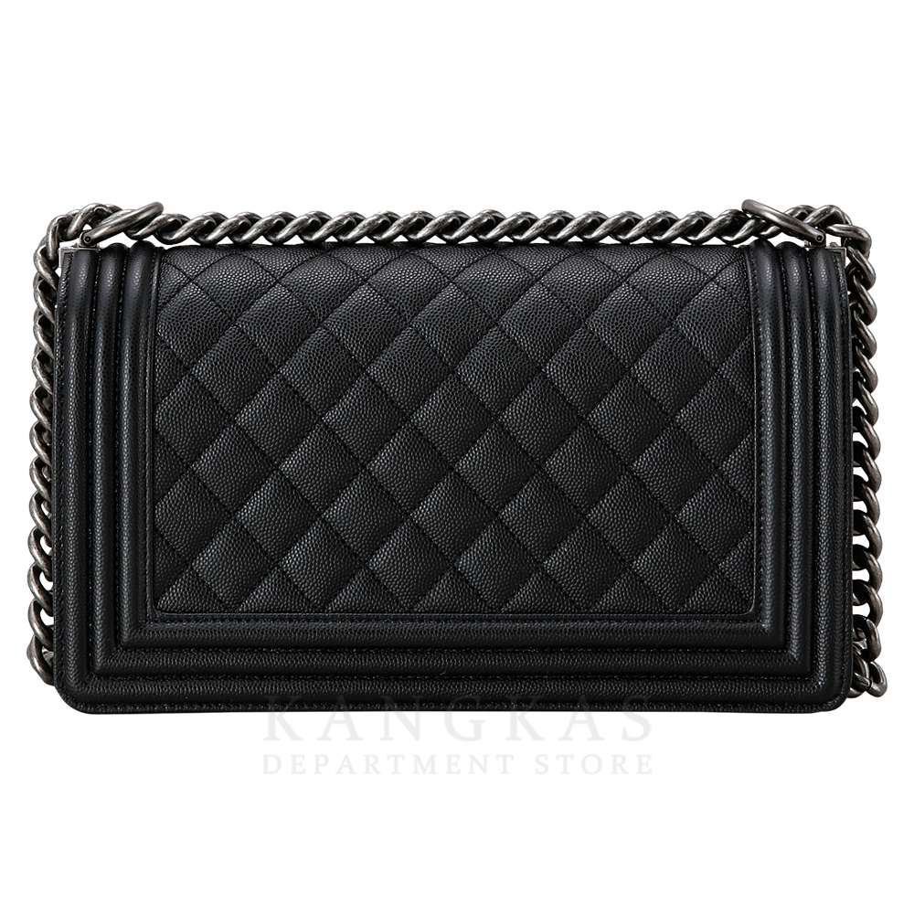 CHANEL(USED)샤넬 보이샤넬 캐비어 미듐
