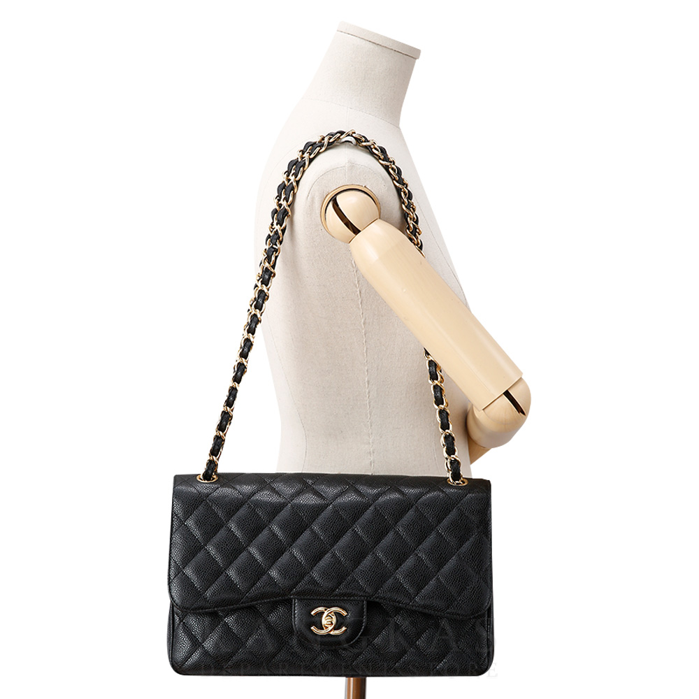 CHANEL(USED)샤넬 캐비어 클래식 라지 플랩백