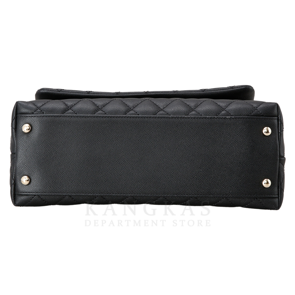 CHANEL(USED)샤넬 캐비어 코코핸들 리자드 미듐
