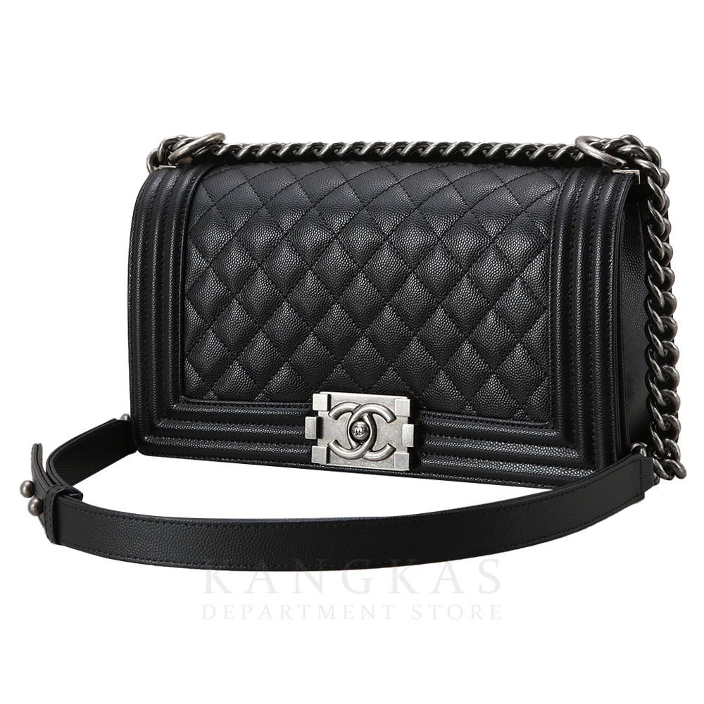CHANEL(USED)샤넬 캐비어 보이샤넬 미듐 플랩백