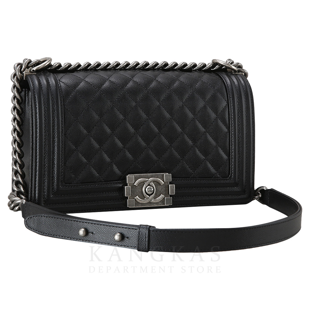 CHANEL(USED)샤넬 캐비어 보이샤넬 미듐 플랩백