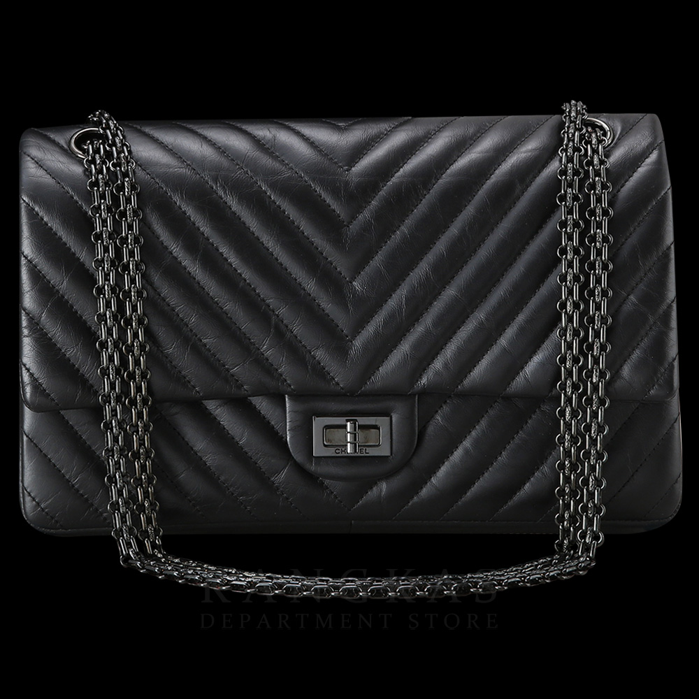 CHANEL(USED)샤넬 쉐브론 2.55 빈티지 미듐 플랩백