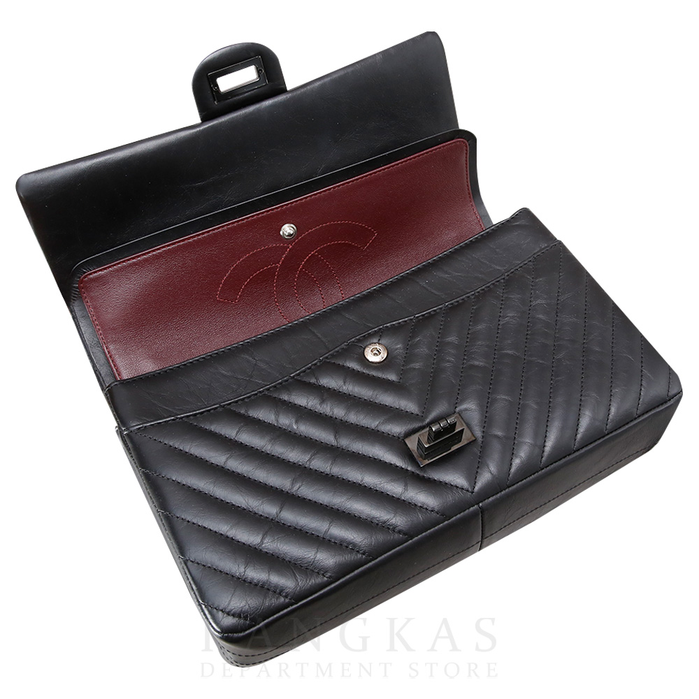 CHANEL(USED)샤넬 쉐브론 2.55 빈티지 미듐 플랩백