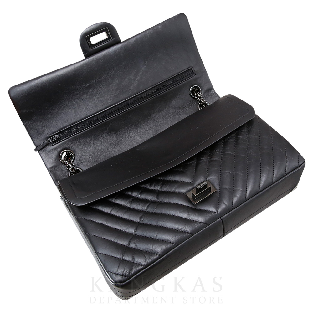 CHANEL(USED)샤넬 쉐브론 2.55 빈티지 미듐 플랩백