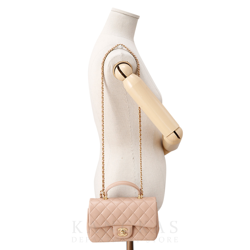 CHANEL(USED)샤넬 클래식 뉴미니 탑핸들