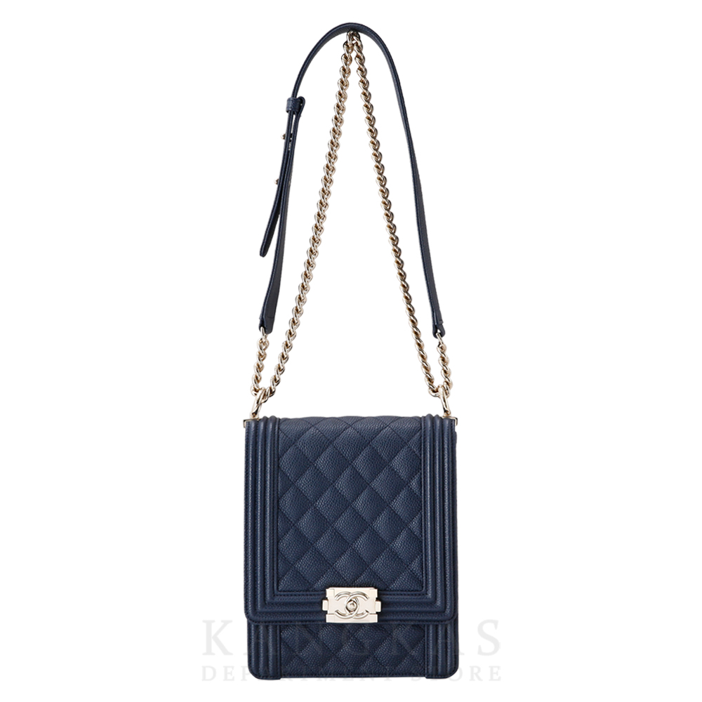 CHANEL(USED)샤넬 AS0130 캐비어 보이샤넬 플랩백