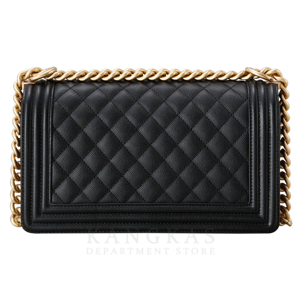 CHANEL(USED)K샤넬 캐비어 보이샤넬 미듐 플랩백