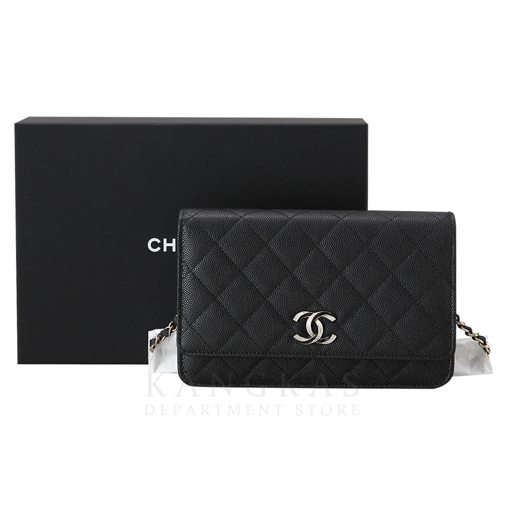 CHANEL(NEW)샤넬 AP3336 캐비어 시즌 CC 로고  WOC (새상품) NEW PRODUCT